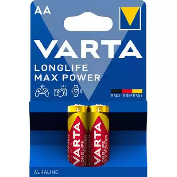 Baterie Aa Lr6 Varta Longlife Max Power (2 Szt.)