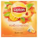 Lipton Herbata Lipton Czarna Brzoskwinia I Mango (20 Sztuk)
