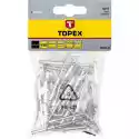 Topex Nity Aluminiowe Topex 43E505 4.8 X 18 Mm (50 Sztuk)