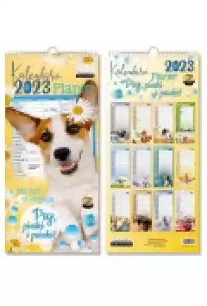 Kalendarz 2023 Ścienny Planer Psy