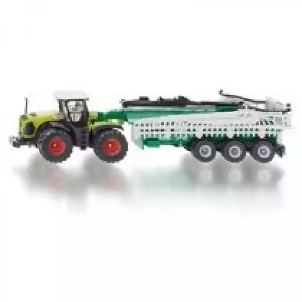  Siku Farmer - Traktor Claasxerion Z Cysterną S1827 