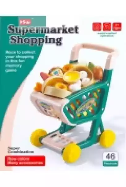 Wózek Supermarket Z Akcesoriami Mega Creative 501276