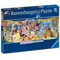 Ravensburger  Puzzle Panoramiczne 1000 El. Postacie Disney Ravensburger