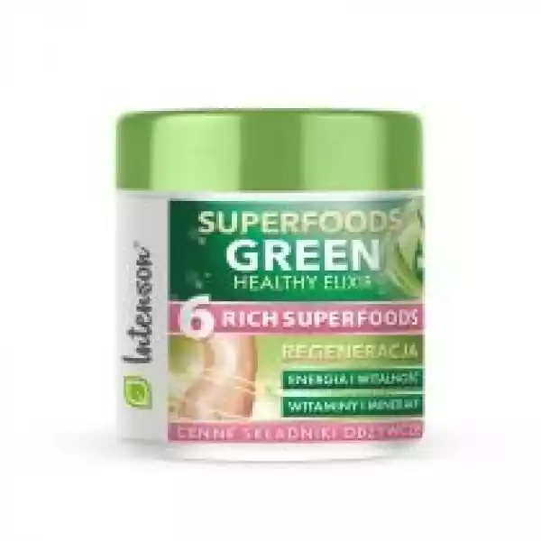 Intenson Superfoods Green Healthy Elixir Koktajl Suplement Diety