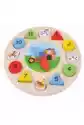 Sun Baby Puzzle Drewniane Zegar Dla Dzieci Od 3. Roku Życia