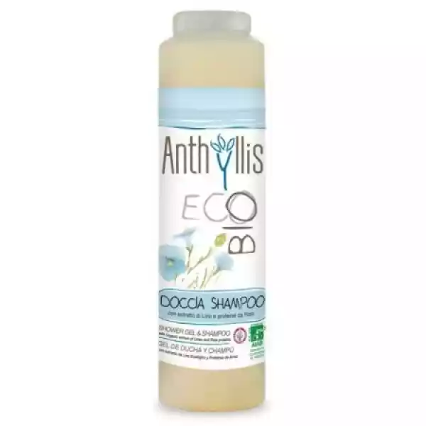 Anthyllis Eco Bio Szampon I Żel Pod Prysznic Z Wyciągiem Z Lnu I
