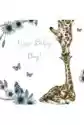 Karnet Swarovski Kwadrat Narodziny Chłopiec Żyrafy Cl0320