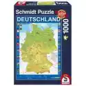 Schmidt  Puzzle 1000 El. Mapa Niemiec Schmidt