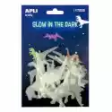 Apli Kids Fluorescencyjne Naklejki - Dinozaury 9 Sztuk 