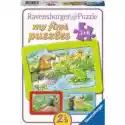 Ravensburger  Puzzle 3 X 6 El. Małe Zwierzęta Ravensburger