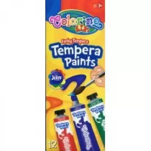 Patio Farby Colorino Kids Tempera W Tubach 12 Kolorów