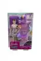 Mattel Barbie Opiekunka Lalka Skipper Wózek + Bobas Zestaw Gxt34