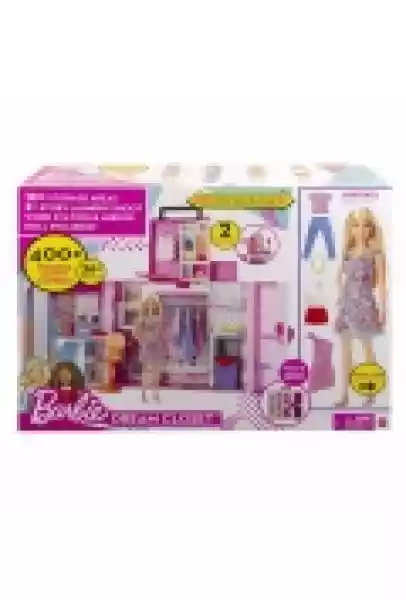 Barbie Garderoba Barbie Zestaw + Lalka Hgx57