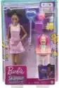 Barbie Opiekunka Zestaw + Lalki Fhy97