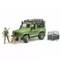  Land Rover Defender Z Figurką Leśnika I Z Psem 