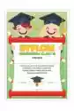 Learnhow Dyplom A4 Ukończenia Klasy Trzeciej-Uśmiech 20Szt
