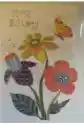 Karnet B6 + Koperta Kwiaty I Motyl Mo8301X1