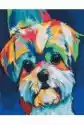 Obraz Paint It! Malowanie Po Numerach - Kolorowy Pies