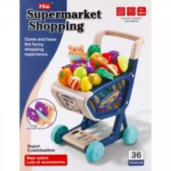  Wózek Supermarket Z Akcesoriami Mega Creative 501275 