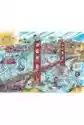 Cobble Hill Puzzle 1000 El. Doodle Town - San Francisco