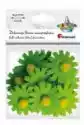 Filcowe Dekoracje 3D Kwiaty Zielone