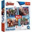 Trefl  Puzzle 4W1 Odważni Avengersi Trefl
