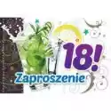 Kukartka Kukartka Zaproszenie Zz-039 Urodziny 18 Drinki 5 Szt.