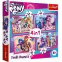 Trefl  Puzzle 4W1. Kolorowe Kucyki Pony Trefl