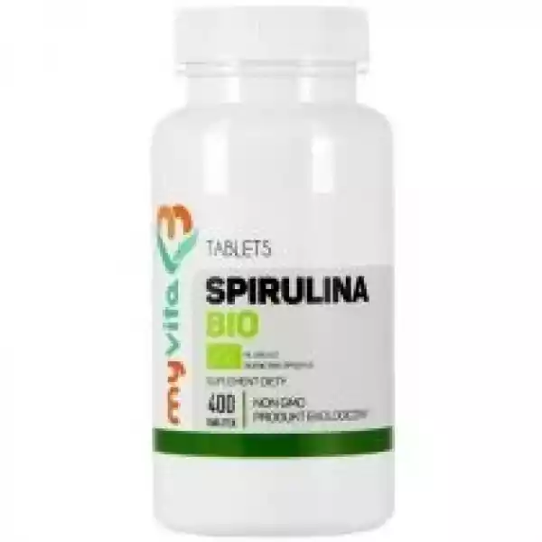 Myvita Spirulina Suplement Diety 400 Tab. Bio