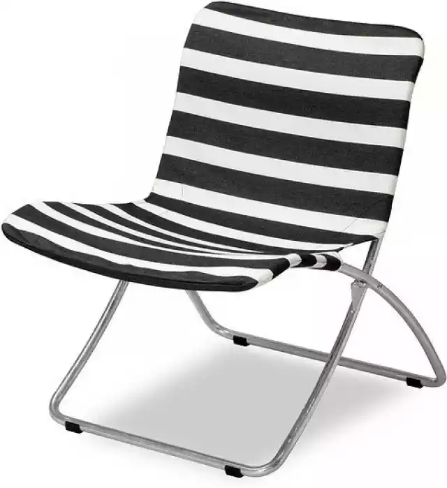Krzesło Plażowe Lise Czarne Pasy