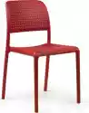 Krzesło Ogrodowe Bora Bistrot Czerwone
