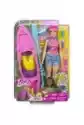 Mattel Barbie Kemping Daisy Lalka + Kajak Zestaw Hdf75