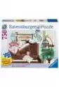 Ravensburger Puzzle 750 El. Kot Na Pianinie