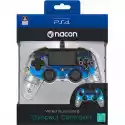 Nacon Kontroler Nacon Compact Niebieski Przezroczysty (Ps4/pc)