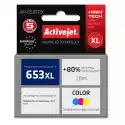 Activejet Tusz Activejet Do Hp 653 Xl 3Ym74Ae Kolorowy 18 Ml Ah-653Crx