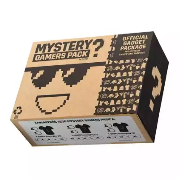 Mystery Gamers Pack Cenega Merch Mix X3 Koszulki (Rozmiar Xs)