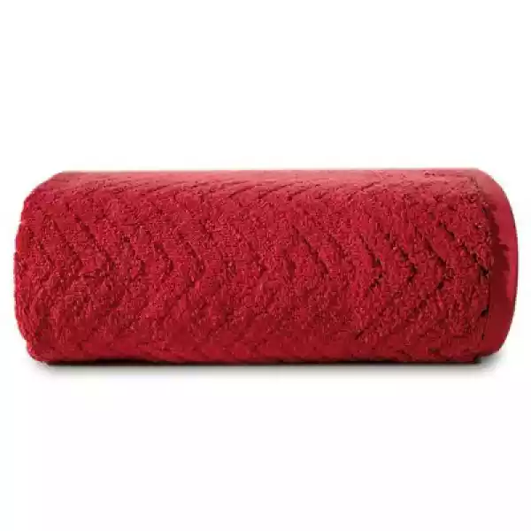 Ręcznik Eurofirany Indila Czerwony 70 X 140 Cm