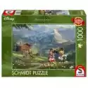 Schmidt  Puzzle 1000 El. Premium Quality. Myszka Miki&minnie W Alpach Sc