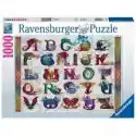 Ravensburger  Puzzle 1000 El. Alfabet Smoków Ravensburger