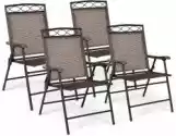 Składane Krzesła Do Ogrodu Lub Na Taras 4 Sztuki