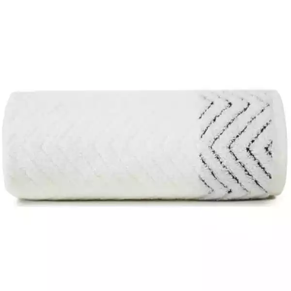 Ręcznik Eurofirany Indila Biały 50 X 90 Cm