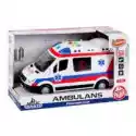 Mega Creative  Auto Ambulans Na Baterie W Pudełku Mega Creative