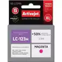 Activejet Tusz Activejet Do Brother Lc-123M / Lc-121M Purpurowy 10 Ml Ab-1