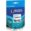 Tusz Black Point Do Epson T0712 Błękitny 13 Ml Bpet0712