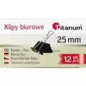 Titanum Titanum Klipy Biurowe 25Mm 12 Szt.