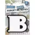 If If Forget Me Sticky. Notes Kart Samoprzylepne Litera B 