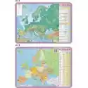 Visual System Podkładka Edukacyjna. Europa Mapa Fizyczna I Polit