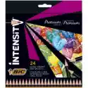 Bic Bic Kredki Ołówkowe Intensity Premium W Pudełku 24 Kolorów