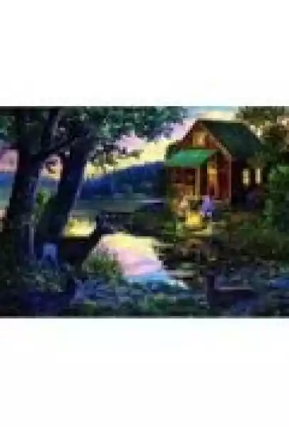 Puzzle Drewniane Evening At The Lakehouse Xl