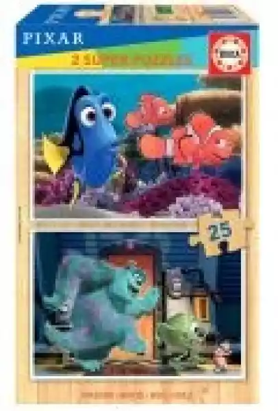 Puzzle 2 X 25 El. Gdzie Jest Nemo, Potwory I Spółka